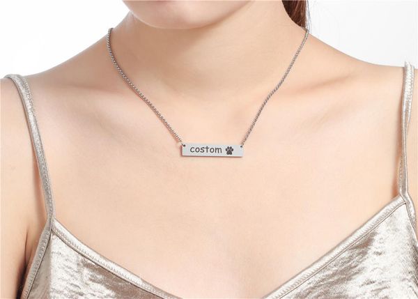 pendant necklaces custom necklace dog personalized print bone initial charm pet jewelry drop ylq7836, Silver
pendant necklaces custom necklace dog personalized print bone initial charm pet jewelry drop ylq7836, Silver