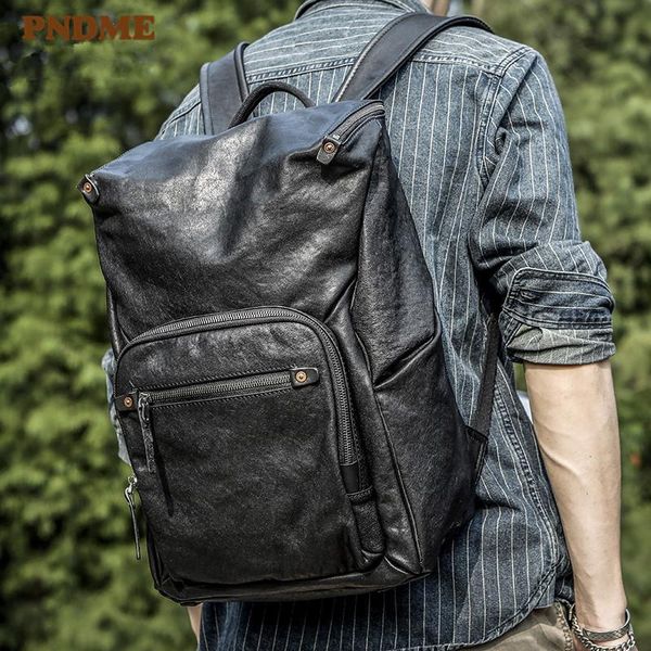 backpack fashion vintage genuine leather men's large-capacity outdoor travel high-quality natural real cowhide lapbagpack
backpack fashion vintage genuine leather men's large-capacity outdoor travel high-quality natural real cowhide lapbagpack