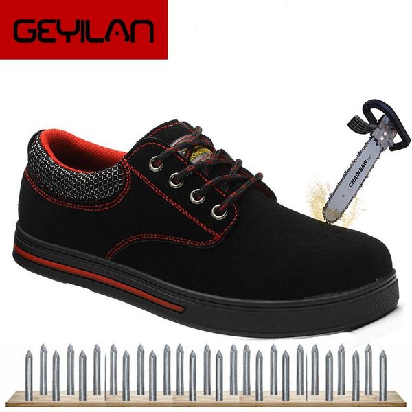 boots plus size safety shoes men steel toecap insole breathable work puncture proof, Black
boots plus size safety shoes men steel toecap insole breathable work puncture proof, Black