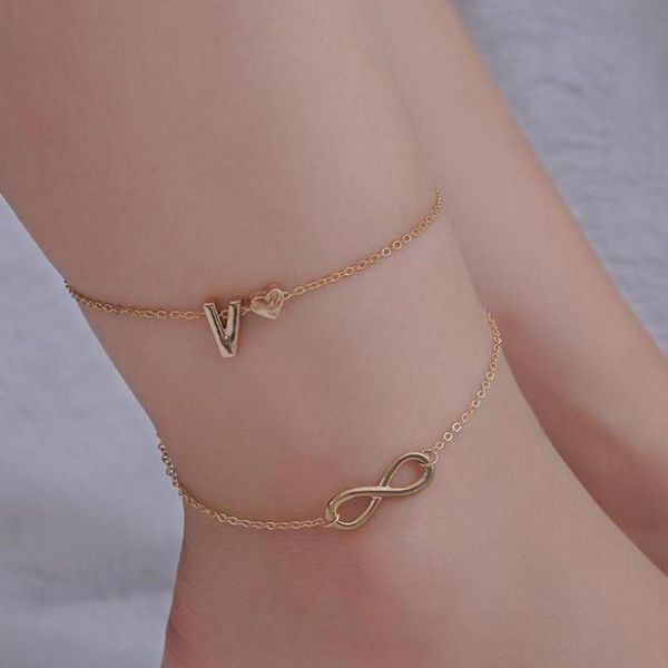 anklets double layers gold silver heart letters leg bracelets set simple barefoot ankle chain sandal summer boho foot jewelry, Red;blue
anklets double layers gold silver heart letters leg bracelets set simple barefoot ankle chain sandal summer boho foot jewelry, Red;blue