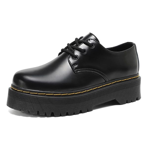 boots 2021 autumn classic women's leather thick-soled low-casual sports comfortable non-slip height-increasing shoes, Black
boots 2021 autumn classic women's leather thick-soled low-casual sports comfortable non-slip height-increasing shoes, Black