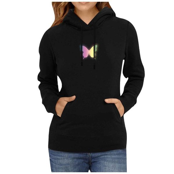 women's hoodies & sweatshirts winter oversized butterfly women harajuku print hooded drawstring hoodie spring streetwear #bl3, Black
women's hoodies & sweatshirts winter oversized butterfly women harajuku print hooded drawstring hoodie spring streetwear #bl3, Black