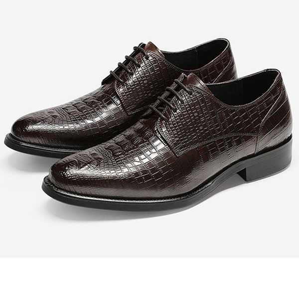 dress shoes alligator pattern men's vintage british style business genuine leather men wedding party c12, Black
dress shoes alligator pattern men's vintage british style business genuine leather men wedding party c12, Black