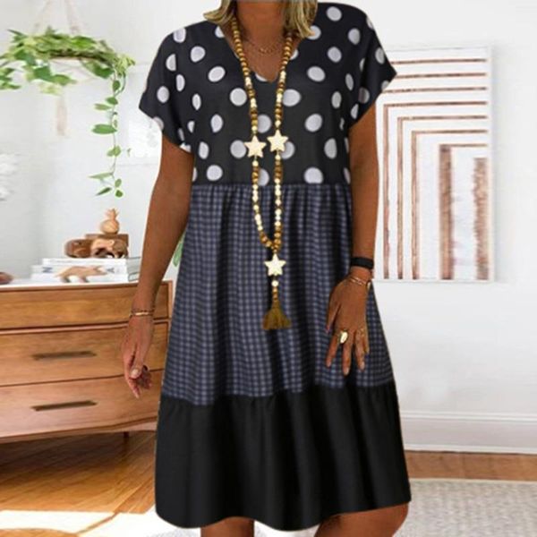 women's swimwear casual polka dot dress women v neck sleeveless bandage beach summer bohemian dresses for plus size clothes s-5xl, White;black
women's swimwear casual polka dot dress women v neck sleeveless bandage beach summer bohemian dresses for plus size clothes s-5xl, White;black