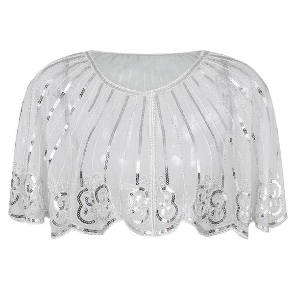 scarves 1920s shawl wraps gatsby beaded evening cape bridal bolero flapper cover up vintage mesh scarf for wedding party, Blue;gray
scarves 1920s shawl wraps gatsby beaded evening cape bridal bolero flapper cover up vintage mesh scarf for wedding party, Blue;gray