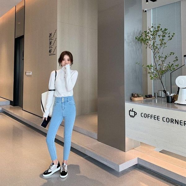 women's sweaters autumn and winter turtleneck slim fit all-match multicolor bottoming sweater, White;black
women's sweaters autumn and winter turtleneck slim fit all-match multicolor bottoming sweater, White;black