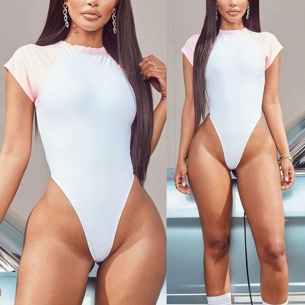 backless bodysuit women ribbed romper short sleeve patchwork body female clubwear jumpsuit women's jumpsuits & rompers, Black;white
backless bodysuit women ribbed romper short sleeve patchwork body female clubwear jumpsuit women's jumpsuits & rompers, Black;white