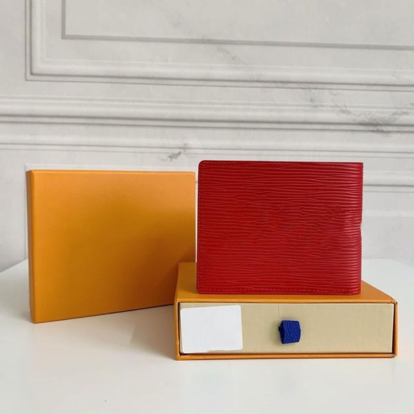 fashion classic men women wallet genuine leather business wallets female purse with orange box, Red;black
fashion classic men women wallet genuine leather business wallets female purse with orange box, Red;black