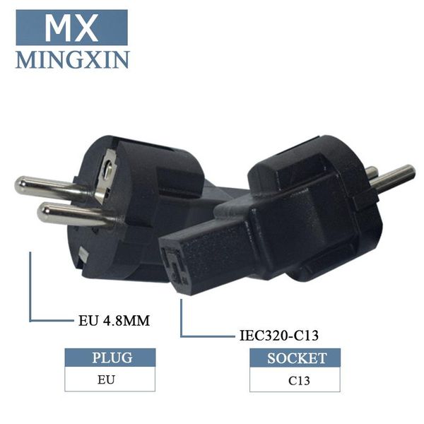 smart power plugs eu adapter for iec320 c13 gorning, male female ac plug, (4.8mm) 2 pin to pdu / ups conversion plug
smart power plugs eu adapter for iec320 c13 gorning, male female ac plug, (4.8mm) 2 pin to pdu / ups conversion plug