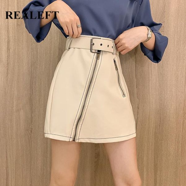 skirts realeft autumn winter vintage pu leather punk mini zipper high waist a-line short wrap with belt 2021, Black
skirts realeft autumn winter vintage pu leather punk mini zipper high waist a-line short wrap with belt 2021, Black