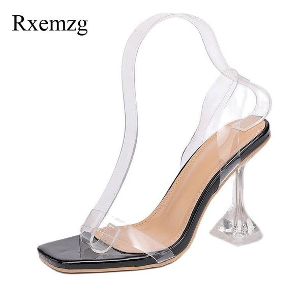 sandals rxemzg square head summer pvc women`s shoes shallow fashion peep toe transparent spike heels open gladiator pumps slip-on solid, Black
sandals rxemzg square head summer pvc women`s shoes shallow fashion peep toe transparent spike heels open gladiator pumps slip-on solid, Black