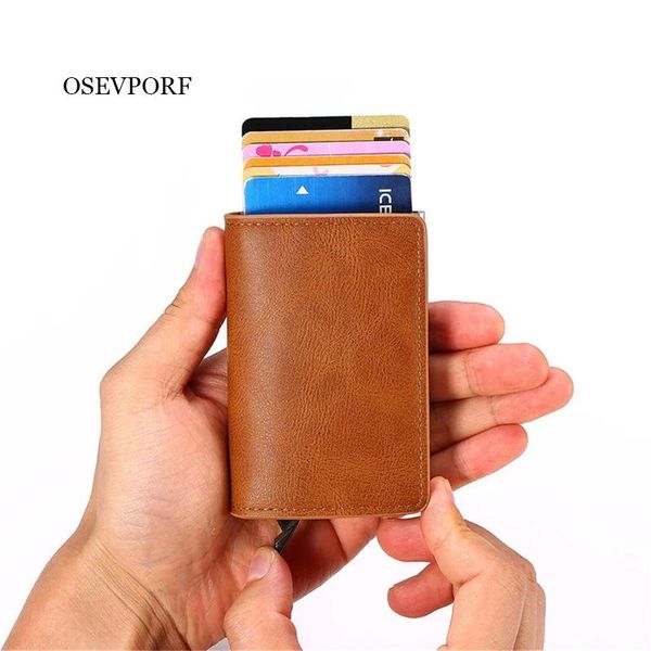 cell phone pouches rfid anti-theft smart wallet thin holders automatically solid metal bank id card business mini purses
cell phone pouches rfid anti-theft smart wallet thin holders automatically solid metal bank id card business mini purses