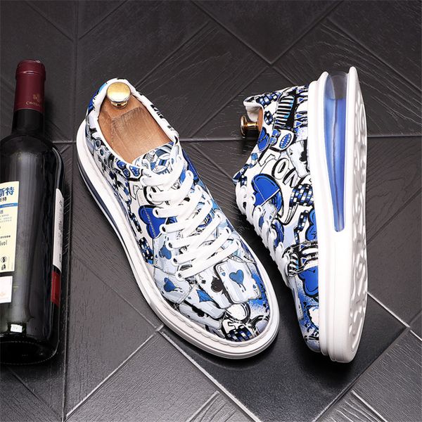 designer shoes autumn korean tide hip hop punk men casual shoes air cushion height increasing platform sneakers flats chaussure, Black
designer shoes autumn korean tide hip hop punk men casual shoes air cushion height increasing platform sneakers flats chaussure, Black