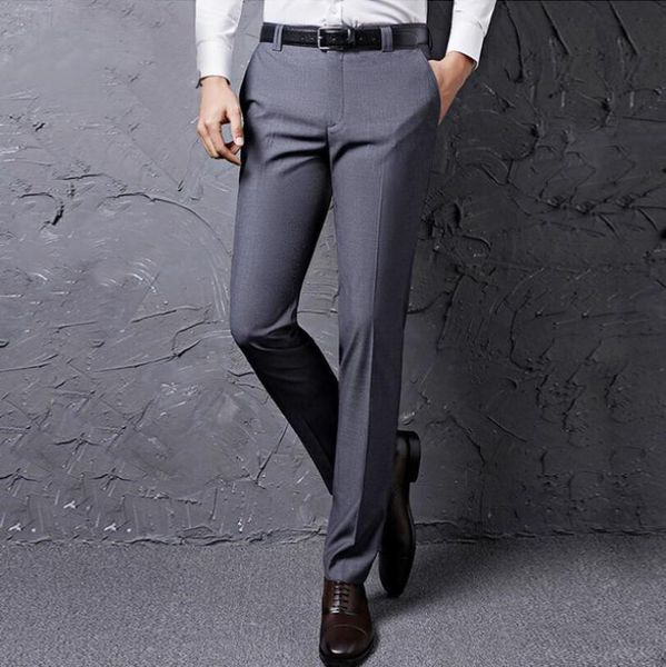 men's suit pants solid color casual slim business dress male wedding party work trousers pantalon homme w1844 suits & blazers, White;black
men's suit pants solid color casual slim business dress male wedding party work trousers pantalon homme w1844 suits & blazers, White;black