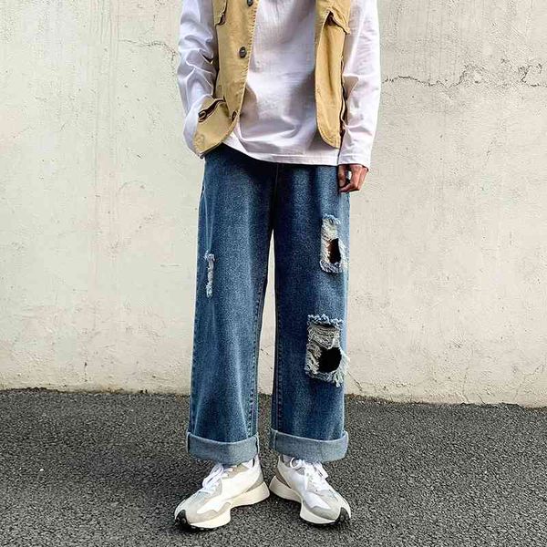 men's jeans dark blue ripped for men spring summer streetwear fashion trousers mens hole denim baggy pants wide leg pant -5xl z7l
men's jeans dark blue ripped for men spring summer streetwear fashion trousers mens hole denim baggy pants wide leg pant -5xl z7l
