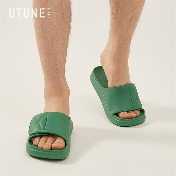 utune adjustable slides men summer outside shoes men's slippers outdoor beach sandals thick sole indoor soft eva non-slip black 210622
utune adjustable slides men summer outside shoes men's slippers outdoor beach sandals thick sole indoor soft eva non-slip black 210622