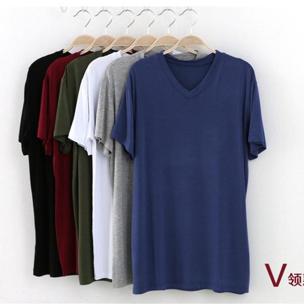 men's t-shirts modal short sleeve t-shirt v neck undershirt loose solid color large size x3, White;black
men's t-shirts modal short sleeve t-shirt v neck undershirt loose solid color large size x3, White;black