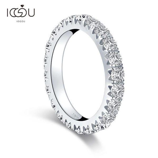 cluster rings iogou 925 sterling silver full eternity ring 3.0mm round band for women sona diamond wedding jewelry luxury, Golden;silver
cluster rings iogou 925 sterling silver full eternity ring 3.0mm round band for women sona diamond wedding jewelry luxury, Golden;silver