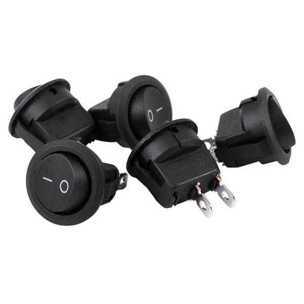smart home control 5pcs spst black button on/off round rocker switch ac 6a/250v 10a/125v
smart home control 5pcs spst black button on/off round rocker switch ac 6a/250v 10a/125v