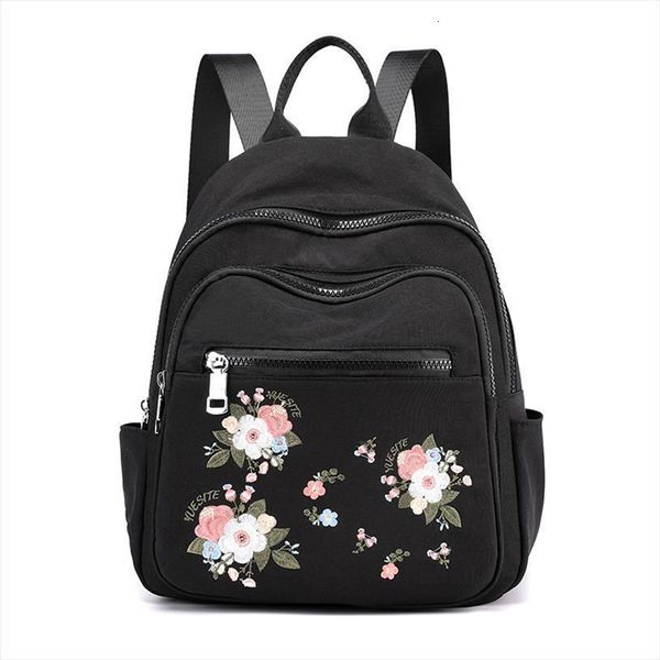 fashion woman backpack waterproof nylon floral embroidered travel bags mochila feminina preppy college school sac a dos
fashion woman backpack waterproof nylon floral embroidered travel bags mochila feminina preppy college school sac a dos