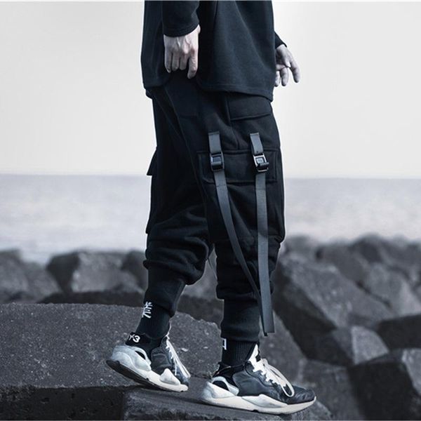 men's pants hop hip cargo men streetwear joggers high street casual ribbon pockets male black harajuku wb026
men's pants hop hip cargo men streetwear joggers high street casual ribbon pockets male black harajuku wb026