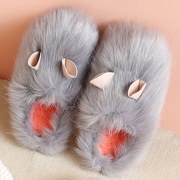 women furry slippers size 36-41 ladies shoes cute plush fox hair fluffy slipper womens fur slippers winter ear indoor shoes, Black
women furry slippers size 36-41 ladies shoes cute plush fox hair fluffy slipper womens fur slippers winter ear indoor shoes, Black