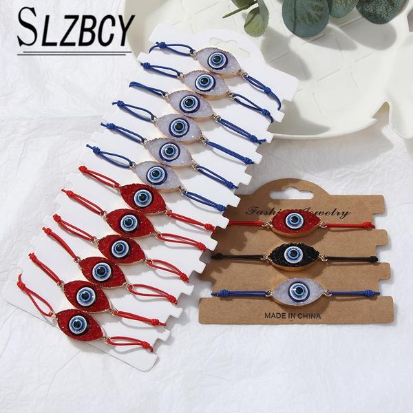 3/12pcs evil eye charms bracelet bohemia handmade adjustable jewelry elastic rope bracelets for women men friends gift charm, Golden;silver
3/12pcs evil eye charms bracelet bohemia handmade adjustable jewelry elastic rope bracelets for women men friends gift charm, Golden;silver