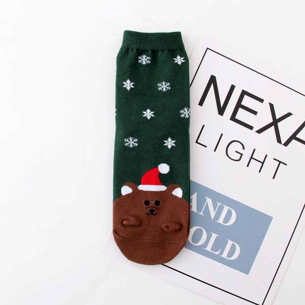 lovely autumn/winter product cartoon christmas socks milu deer jacquard women keep breathable warm holiday gift sox & hosiery, Black;white
lovely autumn/winter product cartoon christmas socks milu deer jacquard women keep breathable warm holiday gift sox & hosiery, Black;white