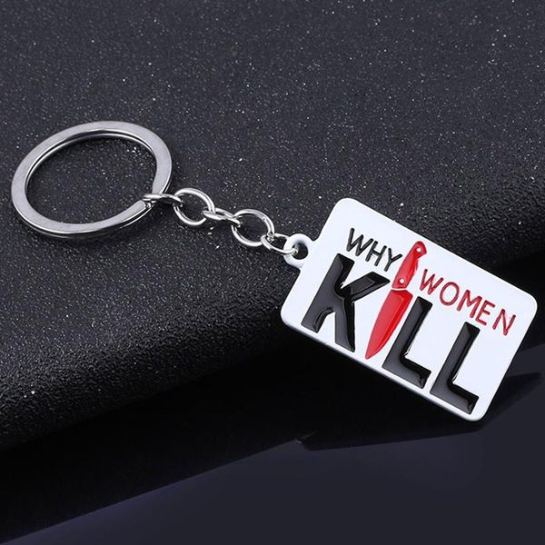 keychains movie why women kill keychain 2021 american black humor tv logo metal keyring for modern jewelry gifts, Silver
keychains movie why women kill keychain 2021 american black humor tv logo metal keyring for modern jewelry gifts, Silver