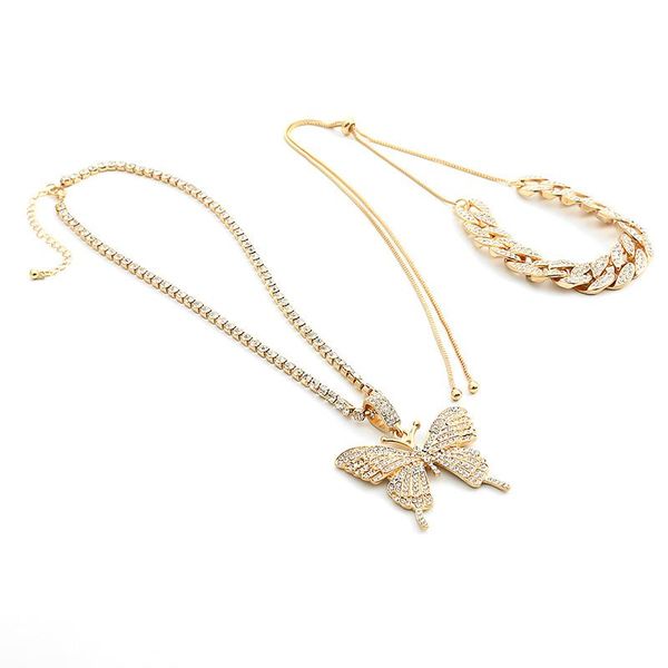 pendant necklaces clear crystal butterfly charm miami curb cuban chain hip hop necklace rapper gift rock for men women jewelry, Silver
pendant necklaces clear crystal butterfly charm miami curb cuban chain hip hop necklace rapper gift rock for men women jewelry, Silver