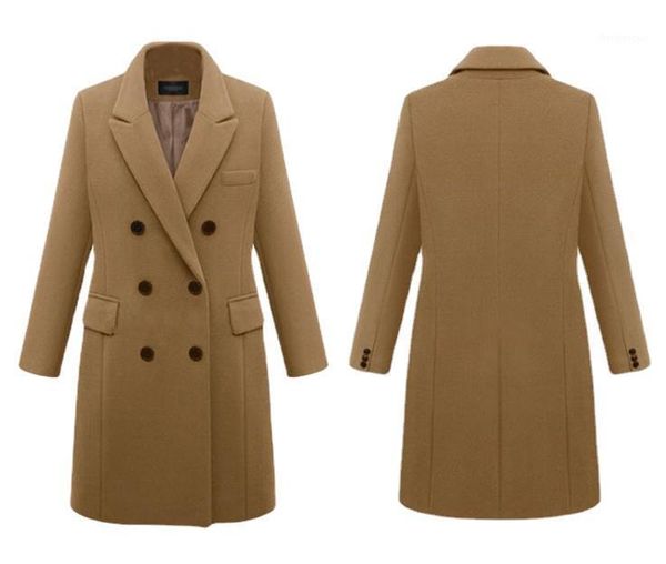 women's wool & blends autumn winter coat women straight long blend jacket elegant black office lady
women's wool & blends autumn winter coat women straight long blend jacket elegant black office lady