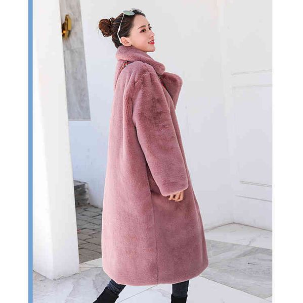 wonder winter warm faux fur coat thick long turn down collar with belt casaco feminino sash 210510, Black
wonder winter warm faux fur coat thick long turn down collar with belt casaco feminino sash 210510, Black