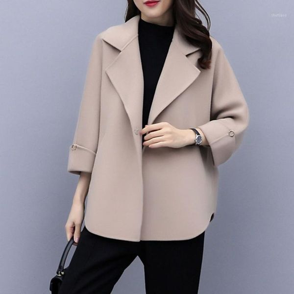women's wool & blends coats for women winterwear fashion korean style solid color office lady overcoat female ladies winter coat outwea, Black
women's wool & blends coats for women winterwear fashion korean style solid color office lady overcoat female ladies winter coat outwea, Black