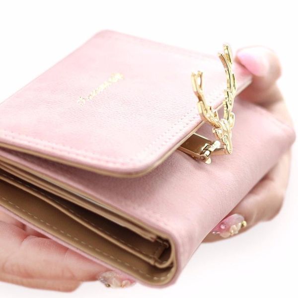 purse wallet female short paragraph cute korean version of the cartoon deer 30% pu coin student small han, White
purse wallet female short paragraph cute korean version of the cartoon deer 30% pu coin student small han, White
