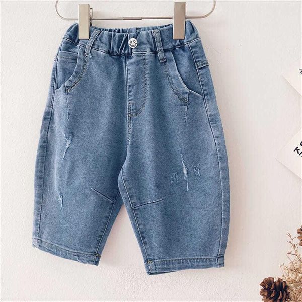 children's jeans baby denim shorts 2021 summer stretch pants five-point korean fashion, Blue
children's jeans baby denim shorts 2021 summer stretch pants five-point korean fashion, Blue