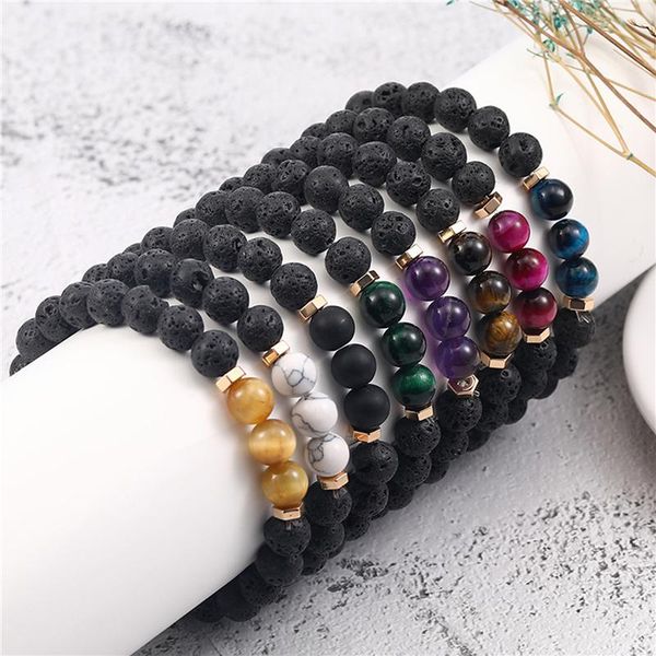 beaded, strands men women 8mm tiger eye stone beads bracelet elastic natural yoga bangle diy beaded couple, Black
beaded, strands men women 8mm tiger eye stone beads bracelet elastic natural yoga bangle diy beaded couple, Black