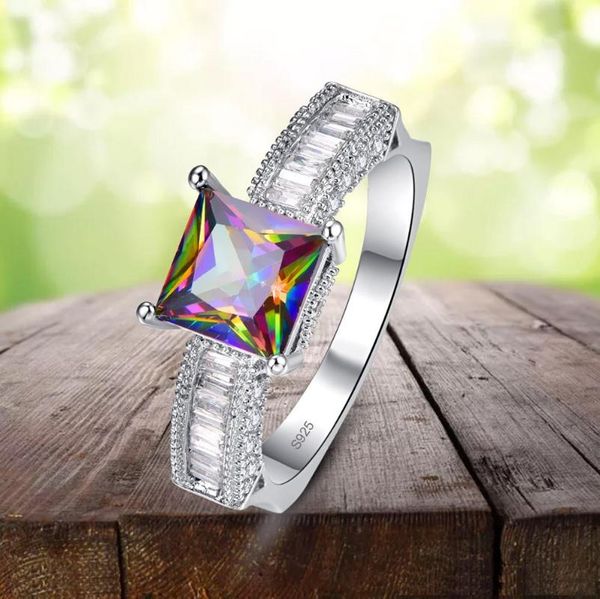 cluster rings j.c princess cut mystic rainbow & white z 925 sterling silver ring size 6 7 8 9 women wedding exquisite fine jewelry gift, Golden;silver
cluster rings j.c princess cut mystic rainbow & white z 925 sterling silver ring size 6 7 8 9 women wedding exquisite fine jewelry gift, Golden;silver