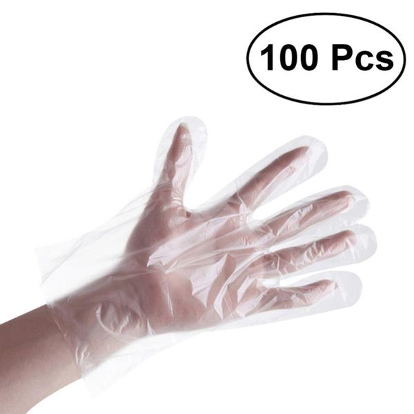 disposable gloves 100pcs pe for home kitchen restaurant