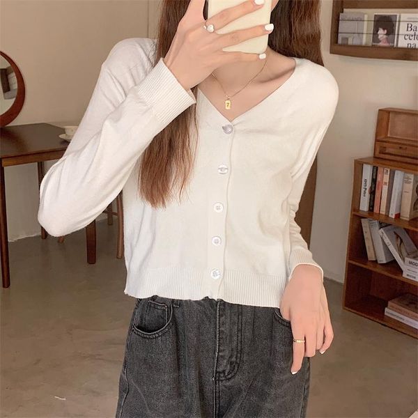 women's knits & tees zjzll 2021 autumn winter casual comfortable v-neck cardigan outer sweater slimming versatile thin knitted short fo, White
women's knits & tees zjzll 2021 autumn winter casual comfortable v-neck cardigan outer sweater slimming versatile thin knitted short fo, White