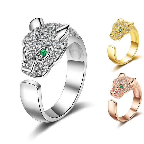 womens rhinestone crystal opening leopard head ring wedding jewelry christmas gift men lovers finger rings for girls, Golden;silver
womens rhinestone crystal opening leopard head ring wedding jewelry christmas gift men lovers finger rings for girls, Golden;silver