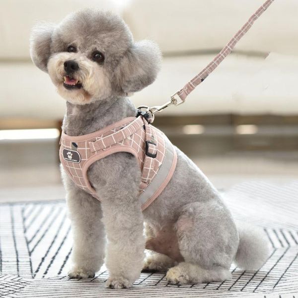 dog collars & leashes reflective safety pet harness and leash set for large medium dogs cat harnesses vest puppy chest strap pug chihuahua b 
dog collars & leashes reflective safety pet harness and leash set for large medium dogs cat harnesses vest puppy chest strap pug chihuahua b