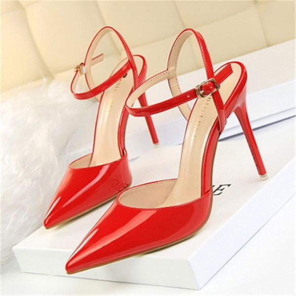 dress shoes patent leather high heels sandals women 11cm extreme pumps woman pointed toe fashion black red
dress shoes patent leather high heels sandals women 11cm extreme pumps woman pointed toe fashion black red