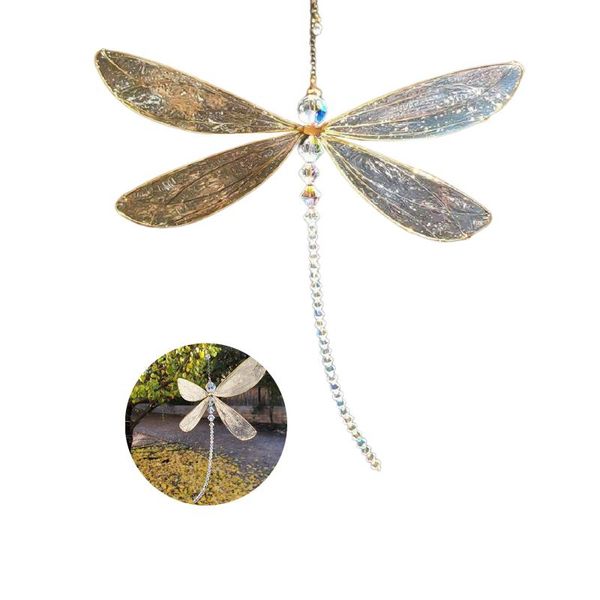 decorative objects & figurines hanging dragonfly pendant with shinny beads hand-painted crystal outdoor ornament 10.18cm/4inch long wire
decorative objects & figurines hanging dragonfly pendant with shinny beads hand-painted crystal outdoor ornament 10.18cm/4inch long wire