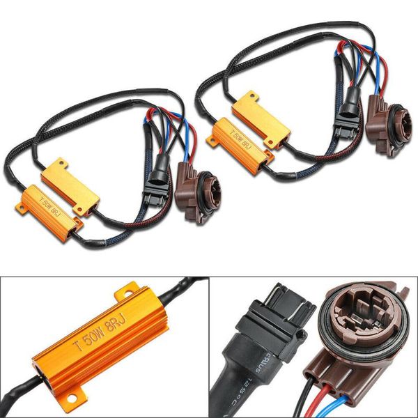 car headlights 2 pcs load resistor 3157 8ohm adapter anti hyper error canceler front led
car headlights 2 pcs load resistor 3157 8ohm adapter anti hyper error canceler front led