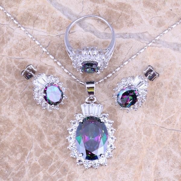 earrings & necklace perfect rainbow cubic zirconia white cz silver plated jewelry sets pendant ring s0418
earrings & necklace perfect rainbow cubic zirconia white cz silver plated jewelry sets pendant ring s0418