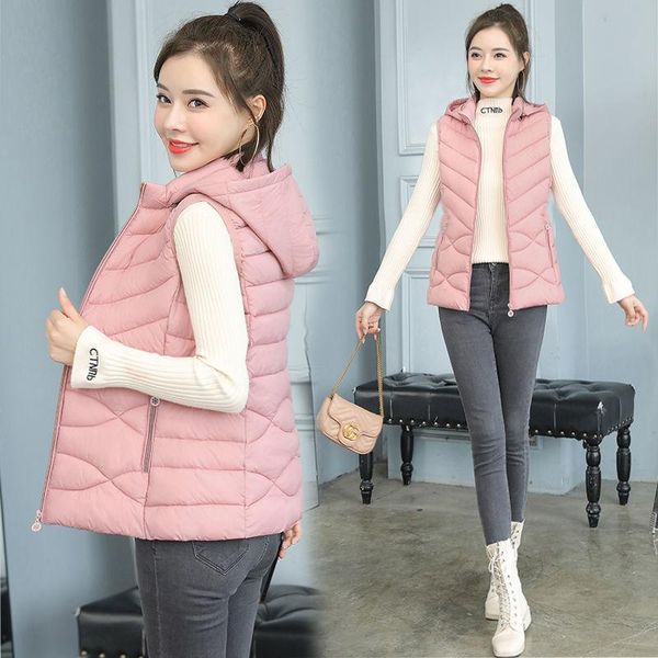 women's vests winter sleeveless coat warm short female waistcoat outwear hooded parkas plus size 5xl solid color casual ladies vest jac, Black;white
women's vests winter sleeveless coat warm short female waistcoat outwear hooded parkas plus size 5xl solid color casual ladies vest jac, Black;white