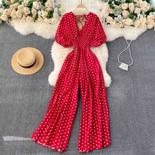 ins fashion clothing holiday dot print short sleeve high waist thin jumpsuits women v neck overalls q277 210527, Black;white
ins fashion clothing holiday dot print short sleeve high waist thin jumpsuits women v neck overalls q277 210527, Black;white