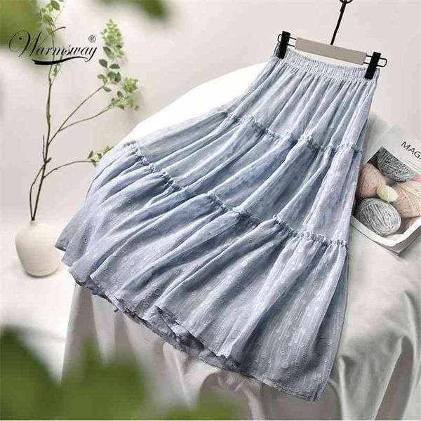 fashion solid color summer long patchwork skirts womens casual loose high waist elascity party b-022 210522, Black
fashion solid color summer long patchwork skirts womens casual loose high waist elascity party b-022 210522, Black