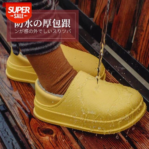 weh winter slippers men waterproof home warm indoor outdoor leather bag with cotton shoes non-slip slides room slippers shoes #8g0u, Black
weh winter slippers men waterproof home warm indoor outdoor leather bag with cotton shoes non-slip slides room slippers shoes #8g0u, Black