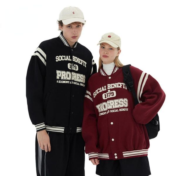 men's jackets fall/winter trend brand couple baseball uniform jacket thicken coat men and women harajuku hiphop bf style varsity bomber, Black;brown
men's jackets fall/winter trend brand couple baseball uniform jacket thicken coat men and women harajuku hiphop bf style varsity bomber, Black;brown